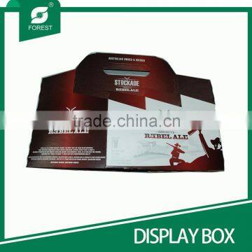 BEVERAGE INDUSTRY HOT SALE CUSTOM DISPLAY BOXES FOR PACKING 6 PACK MILK BOTTLES photo-2