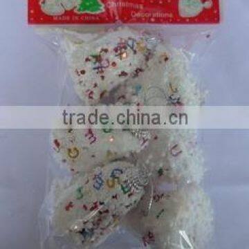 White Foam bell Christmas gift for tree decoration