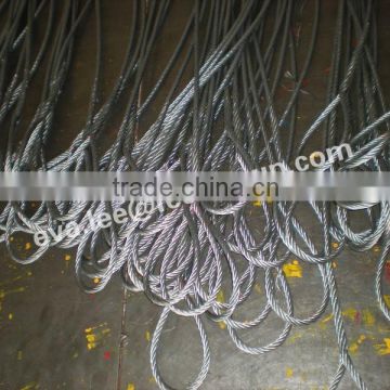 (spliced+pressed eye end)Cargo lifting Wire Rope Slings /steel wire rope slings