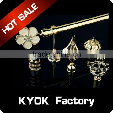 KYOK 12 years Curtain rod accessories factory , curtain rods and rails