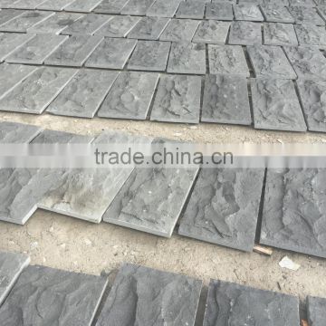 Xiamen Bluestone Cladding Split + Waterjet Surface Wall Stone