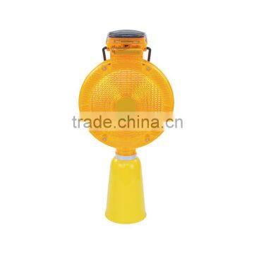 High quality led solar traffic warning flashing barricade light