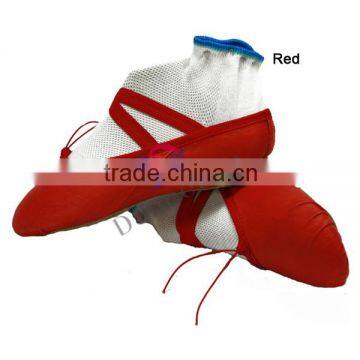 S5025 Folding Leather Ballet Shoes High Quality Suede Sole Dance Shoes for Cheap Folding Ballet Shoes photo-4