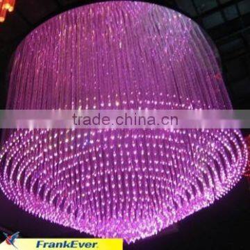 Side Fiber Optic Chandelier For Hotel