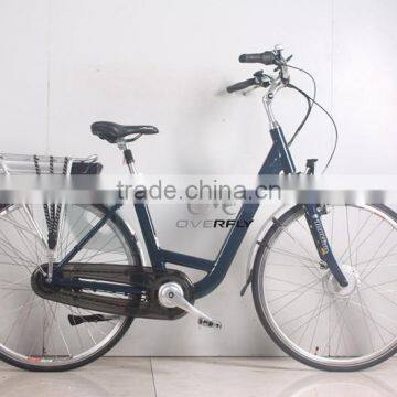 28 inch City Ebikes E-Bicycle with Luxury BIKEMAN Brand Mudguard XY-EB005