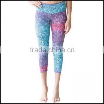 Oem Women Skinny Colorful Leggings Digital Printing Tight Pants 2015 New