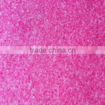 Weft Knitting Polyester Spandex Cation Heather Color Quick Dry Function Jersey Fabric Supplier's Choice photo-3