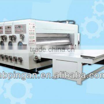 multi-color printing & slotting machine