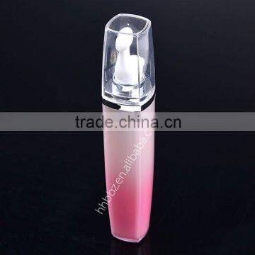 15ml pink airless bottles cosmetics with silver collar