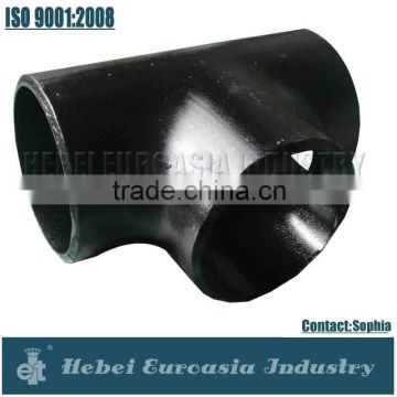 Black Painted SCH80 Seamless Steel Butt Welded Fitting