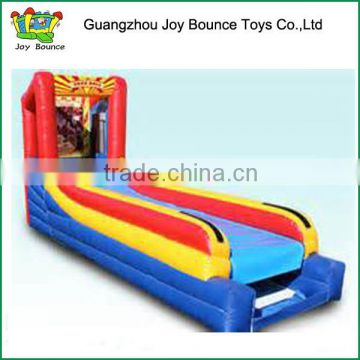 interesting inflatable games track inflatable skee ball game bouncer for sale