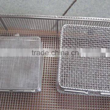 stainless steel draining basket