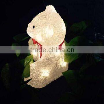 16L Fairy White Acrylic Bear Christmas Lights for Christmas, Party, Holiday, Home Decorations photo-4