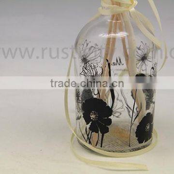 Perfume Use And Hot Selling Reed Diffuser Glass Bottle Decorative