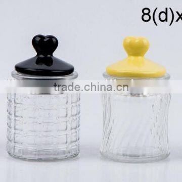 TW697T Glass Jar With Ceramic Lid