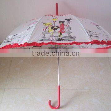 adult beauty pattern lace side printing full body umbrella for sale