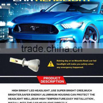 HTAUTO 35 W 5000LM 12-24V Car Accessories 9005 Car Led Headlight H4 Led Headlight Bulb