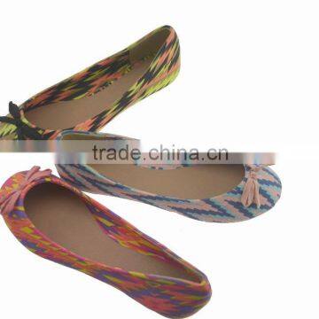 Colorful Low Price Casual Slip on Shoes Flat for Girl photo-4