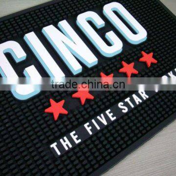 3D Custom Soft Pvc Logo Bar Mats
