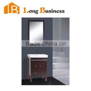 LB-JL2176 cabinet sink mirrored cabinet bathroom accessory furniture painting vanity solid wood bathroom cabinet