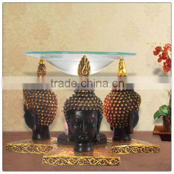 Resin THAI buddha's Head Incense Burners,Oil burners