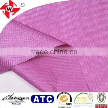 purple color tricot shiny textile fabric for graduation gown