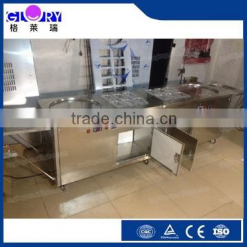 Hot sale 2015 Thailand single pan fried ice cream rolled machine