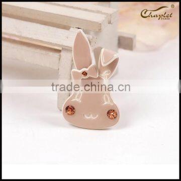 animal hair accessories of rabbit style hairgrip