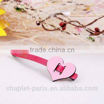 colorful heart shape hairgrip