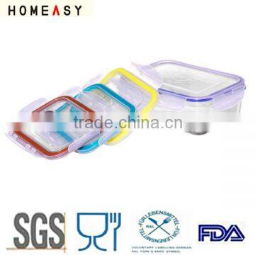 transparent food containers with lid/Glass Containers For Food