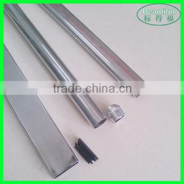 Customize Round/Rectangle/Oval Metal Pipes for Shopfitting