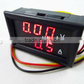 DC 0-100V 10A 24V 36V digital ammeter and voltmeter