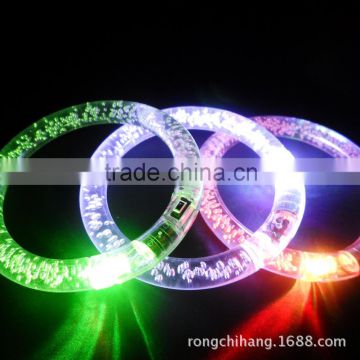 Direct Selling Chirstmas Led Silicone Luminous Bracelet For Gift