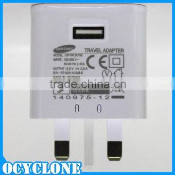 USB cellphone Wall Charger EP-TA12UWE UK 3PIN PLUG