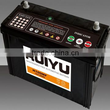 MF Automative car batteries 12v100ah car lead acid battery