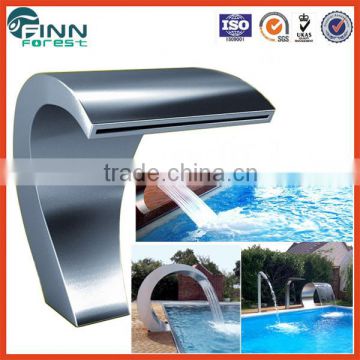 Stainless steel pool massage spa shower, cobra water curtain, indoor mini waterfall