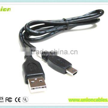 USB 2.0 Mini 5 Pin B Data Charging Cord Adapter Charger cable Data line