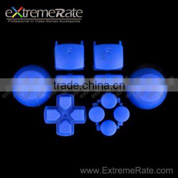 Blue replacement buttons For PS3 Controller with abxy guide and thunbsticks + d-pad