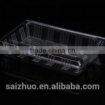 Factory price to sell rectangle clear to go sushi container