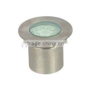 LY4001A Street and Garden and path and tunnel IP67 stainless steel die casting recessed floor lighting Max0.15w and Max 3w