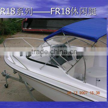 UF18 Fiberglass High Speed Small Cabin Outboard Engine Yacht Quality Choice Most Popular photo-6
