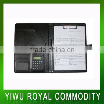 Multifunction PU Manager File Folder With Calculator