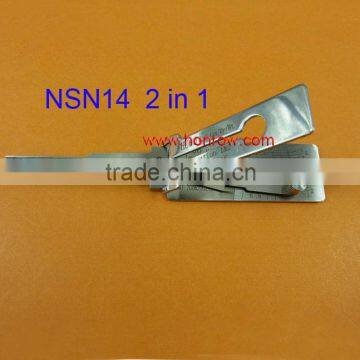 Original Lishi NSN14 decoder and lock pick combination tool with best quality