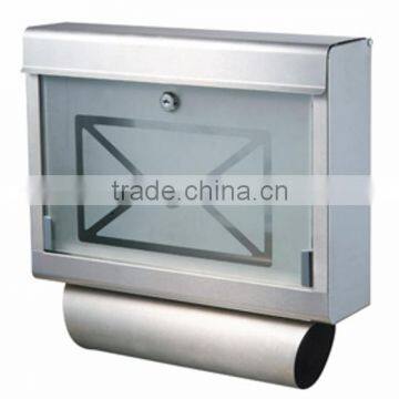 wall mountde Stainless Steel Mail Box