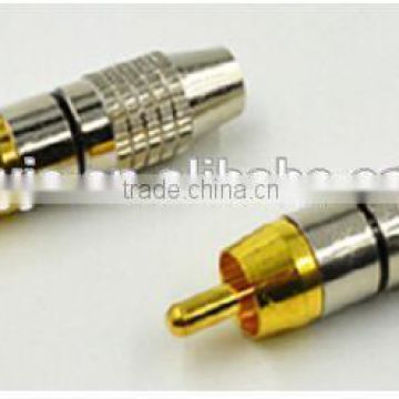 High Quality RCA Plug AV Solderless RCA-L102