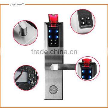 Fingerprint and Card Door Access Control Lock With Battery Adel Biometric Door Lock Good Quality eu Stype photo-3