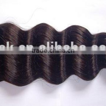 best quality brazilian human hair material hair weaving with smooth deep wave