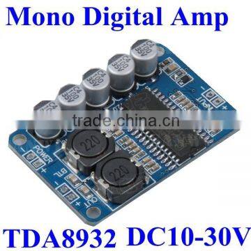 TDA8932 Mono Digital Audio Power Amplifier Circuit PCB Board/ Module 35w DC24V 10-30V 8ohm 4ohm 6ohm