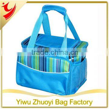 600D Polyester,3mm EPE Foam and PVC Fancy Cooler Bags with Handles