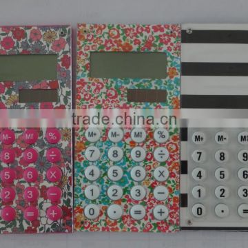 2014 new design heart shape key buttons gift pocket calculator